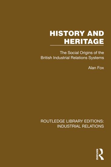 History and Heritage - Alan Fox