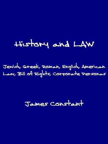 History and Law - James Constant