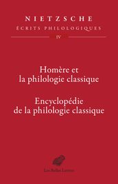 Homère et la philologie classique