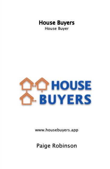 House Buyers - Paige Robinson