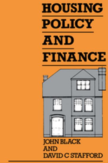 Housing Policy and Finance - David Stafford - John Black