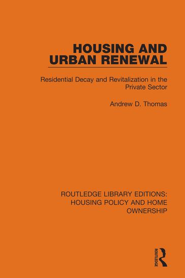 Housing and Urban Renewal - Andrew D. Thomas