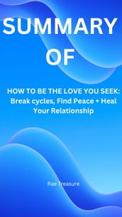 How To Be The Love You Seek