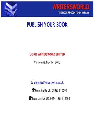 How To Publish Your Book - Graham Cook
