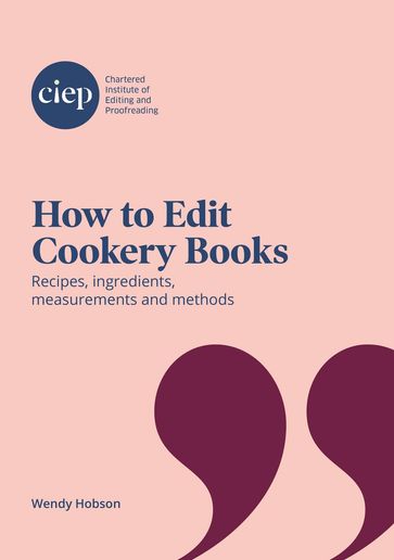 How to Edit Cookery Books - Wendy Hobson