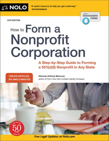 How to Form a Nonprofit Corporation (National Edition) - Anthony Mancuso Attorney