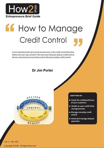 How to Manage Credit Control - Dr Jim Porter