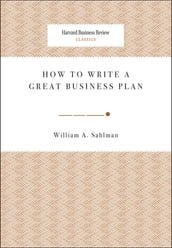 How to Write a Great Business Plan