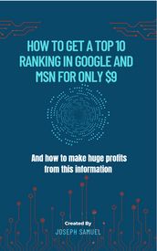 How to get a top 10 ranking on Google