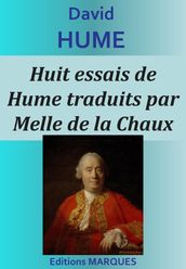 Huit essais de Hume traduits par Melle de la Chaux