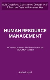 Human Resource Management MCQ (PDF) Questions and Answers BBA MBA HRM MCQs e-Book Download