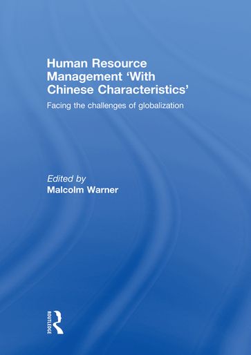 Human Resource Management 'with Chinese Characteristics'