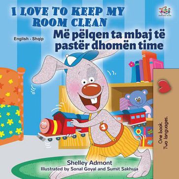 I Love to Keep My Room Clean Me pelqen ta mbaj te paster dhomen time - Shelley Admont - KidKiddos Books