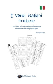 I verbi italiani in tabelle