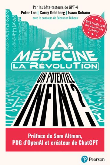 IA et médecine : la révolution - Lee Peter - Carey Goldberg - Isaac Kohane