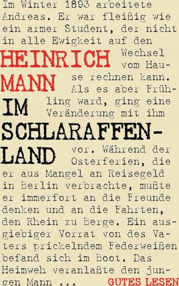 Im Schlaraffenland - Roman unter feinen Leuten - Heinrich Mann