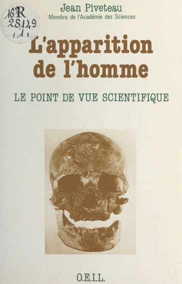 Image de l'Homme dans la pensée scientifique - Jean Piveteau