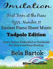Imitation First Term at the Piano Sz53 Number Easiest Piano Sheet Music