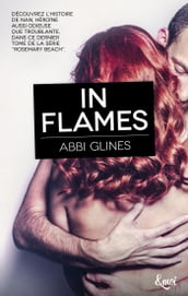 In flames