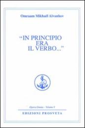 In principio era il verbo