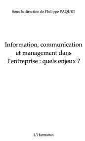 Information, communication et management dans l entreprise : quels enjeux ?