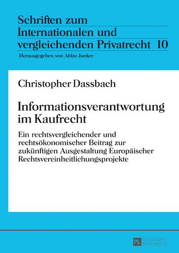 Informationsverantwortung im Kaufrecht - Christopher Dassbach
