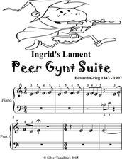 Ingrid s Lament Peer Gynt Suite Beginner Piano Sheet Music Tadpole Edition