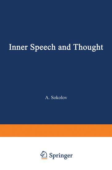 Inner Speech and Thought - A. Sokolov