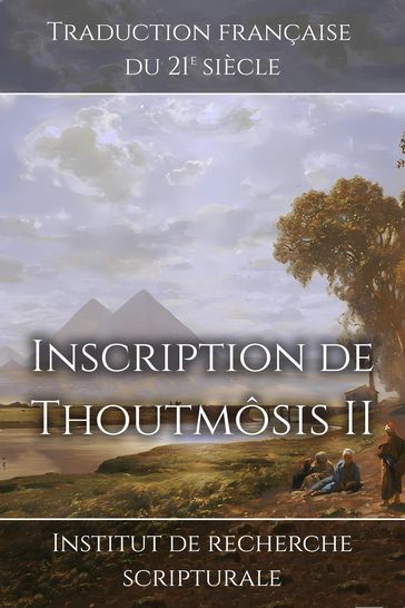 Inscription de Thoutmôsis II - Institut de recherche scripturale