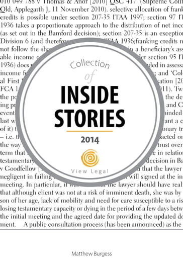 Inside Stories 2014 - Matthew Burgess