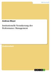 Institutionelle Verankerung des Performance Management