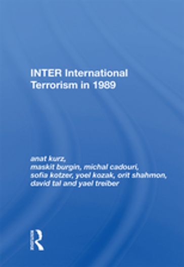 Inter: International Terrorism In 1989 - Anat Kurz