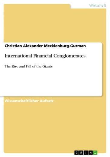 International Financial Conglomerates - Christian Alexander Mecklenburg-Guzman