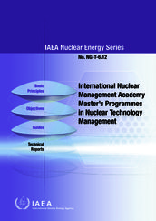 International Nuclear Management Academy Master s Programmes in Nuclear Technology Management