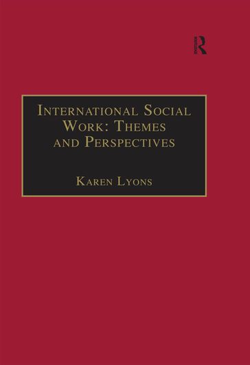 International Social Work: Themes and Perspectives - Karen Lyons