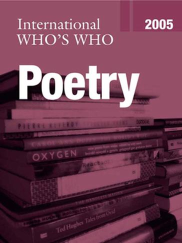 International Who's Who in Poetry 2005 - Europa Publications