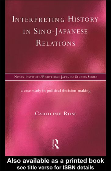 Interpreting History in Sino-Japanese Relations - Caroline Rose