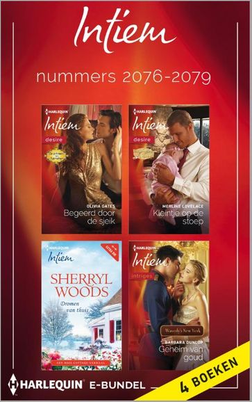 Intiem e-bundel nummers 2076-2079 - Barbara Dunlop - Merline Lovelace - Olivia Gates - Sherryl Woods