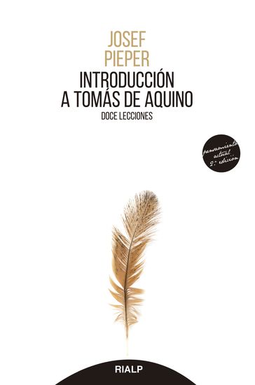 Introducción a Tomás Aquino - Josef Pieper