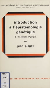 Introduction à l épistémologie génétique