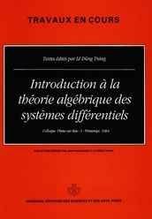Introduction à la théorie algébrique des systèmes différentiels