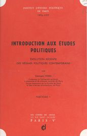Introduction aux études politiques