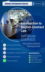 Introduction to English Contract Law - Self-Study Course