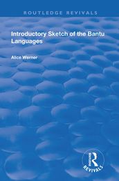 Introductory Sketch of the Bantu Languages