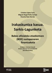 Irakaskuntza kasua. Sarkis-Lagunketa. Babes ofizialeko etxebizitzen (BOE) sustapenaren finantzaketa