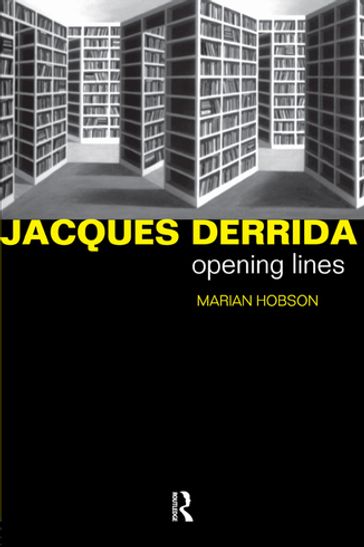 Jacques Derrida - Dr Marian Hobson - Marian Hobson