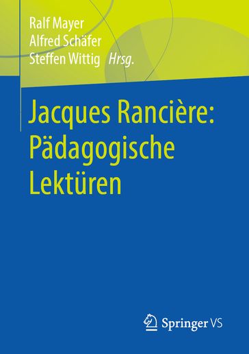 Jacques Rancière: Padagogische Lekturen