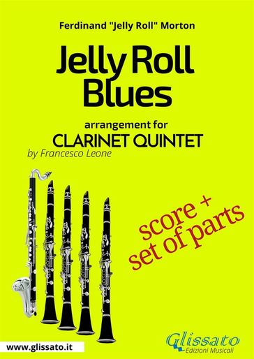 Jelly Roll Blues - Clarinet Quintet score & parts - Ferdinand 