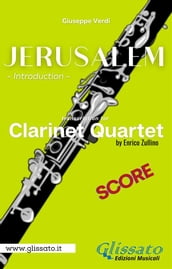 Jerusalem - Clarinet Quartet (score)