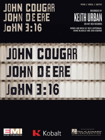 John Cougar, John Deere, John 3:16 Sheet Music - Keith Urban